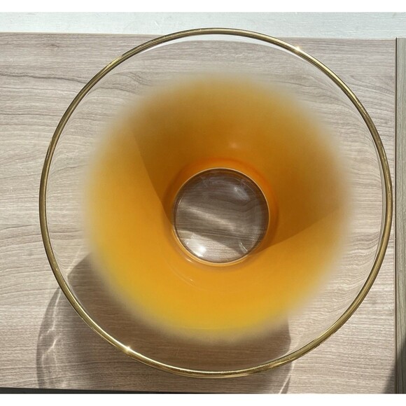 Vintage Orange Blendo Frosted Chip & Dip Bowl Set - Picture 14 of 16